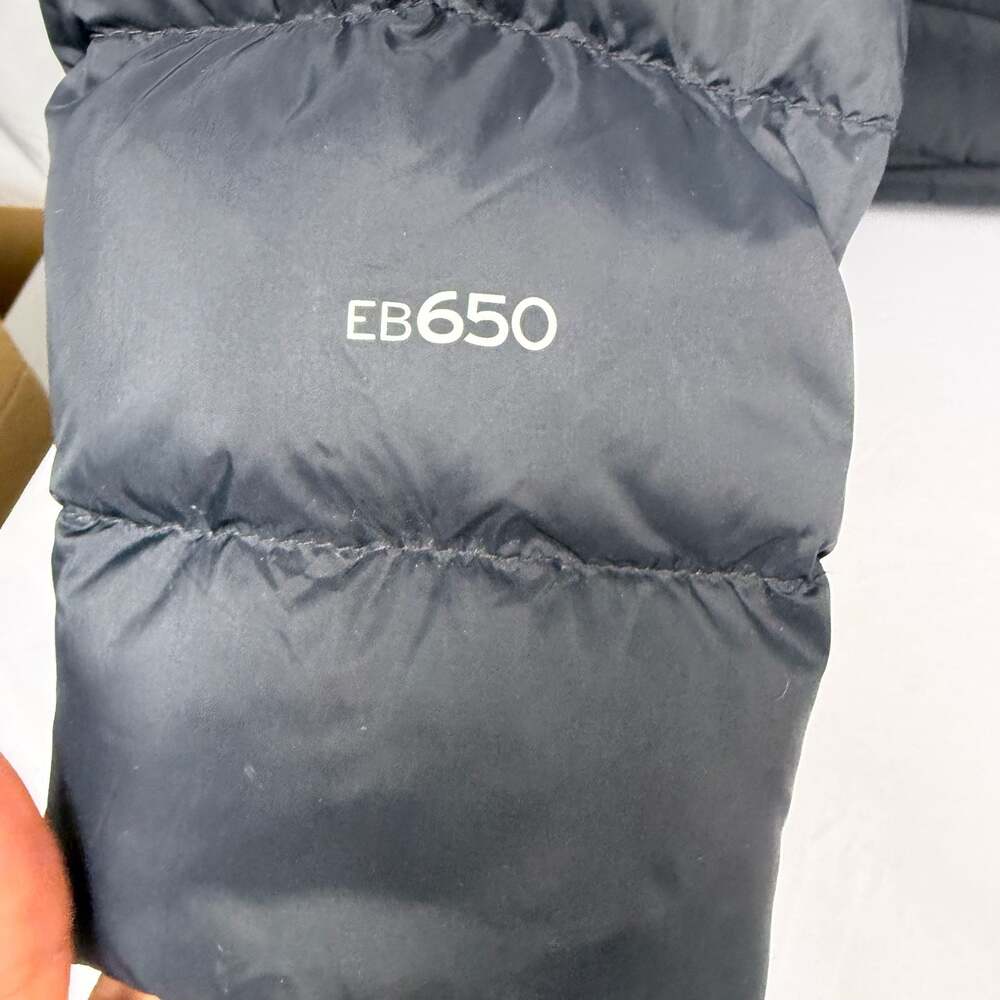 Eddie Bauer EB650 Down Hooded Puffer Jacket Black XXL - Picture 3 of 7